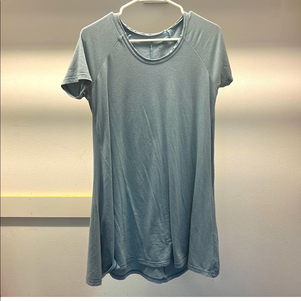 Light Blue T-Shirt Dress